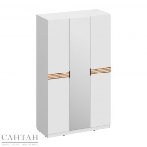 Нао ШК-4102 Шкаф 3-х створчатый с зеркалом